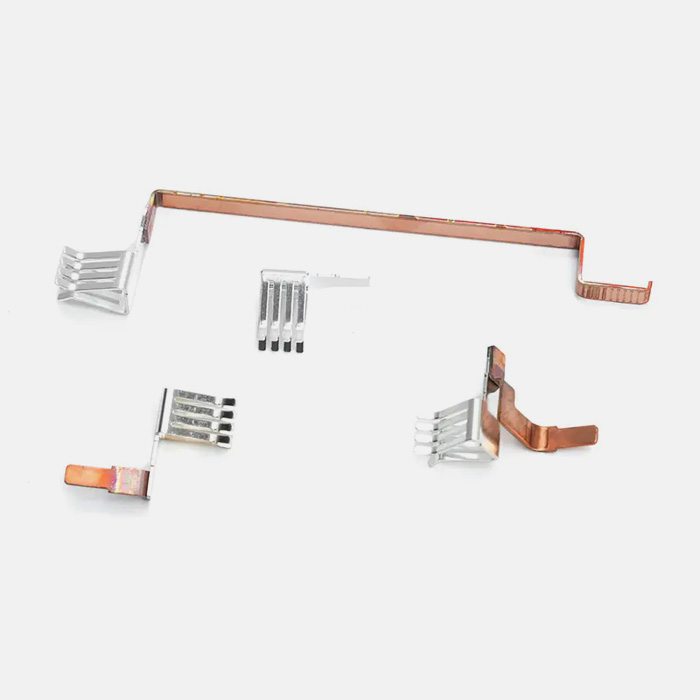 Kopparbaserade pläterade stämpeldelar